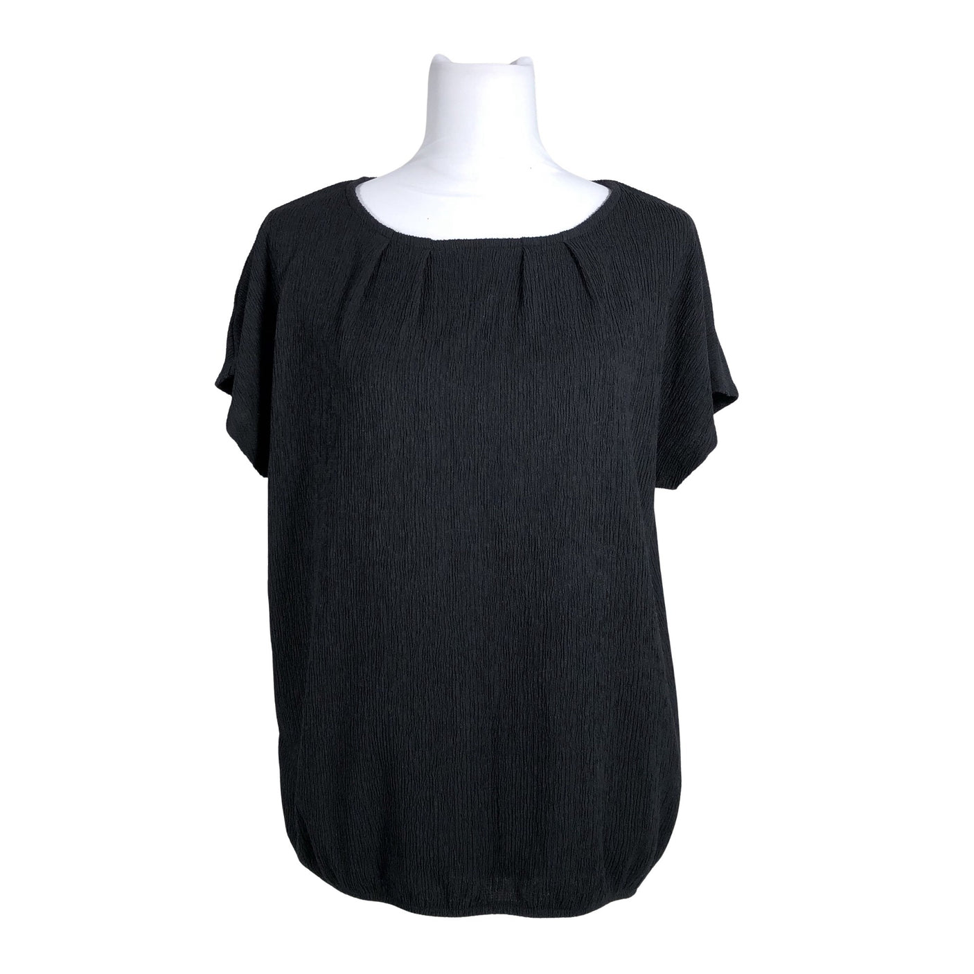 Unisex NOSH - Short-sleeved blouse, size 38 - Black (1)