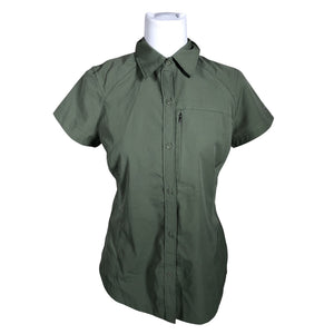 Unisex Columbia - Sports shirt, short sleeve, size 38 - Green (1)