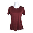 Unisex Soc - Sports shirt, short sleeve, size 40 - Wine red ()