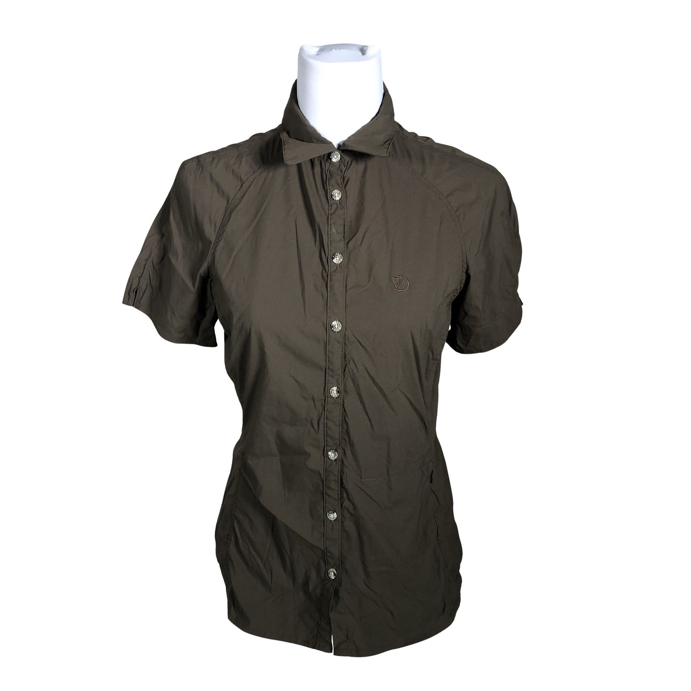 Unisex Fjällräven - Sports shirt, short sleeve, size 36 - Green (1)