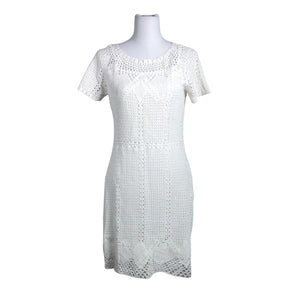 Unisex Lauren Ralph Lauren - Knit dress, size 38 - White (1)