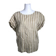 Unisex Twothirds - Short-sleeved blouse, size 40 - Brown ()