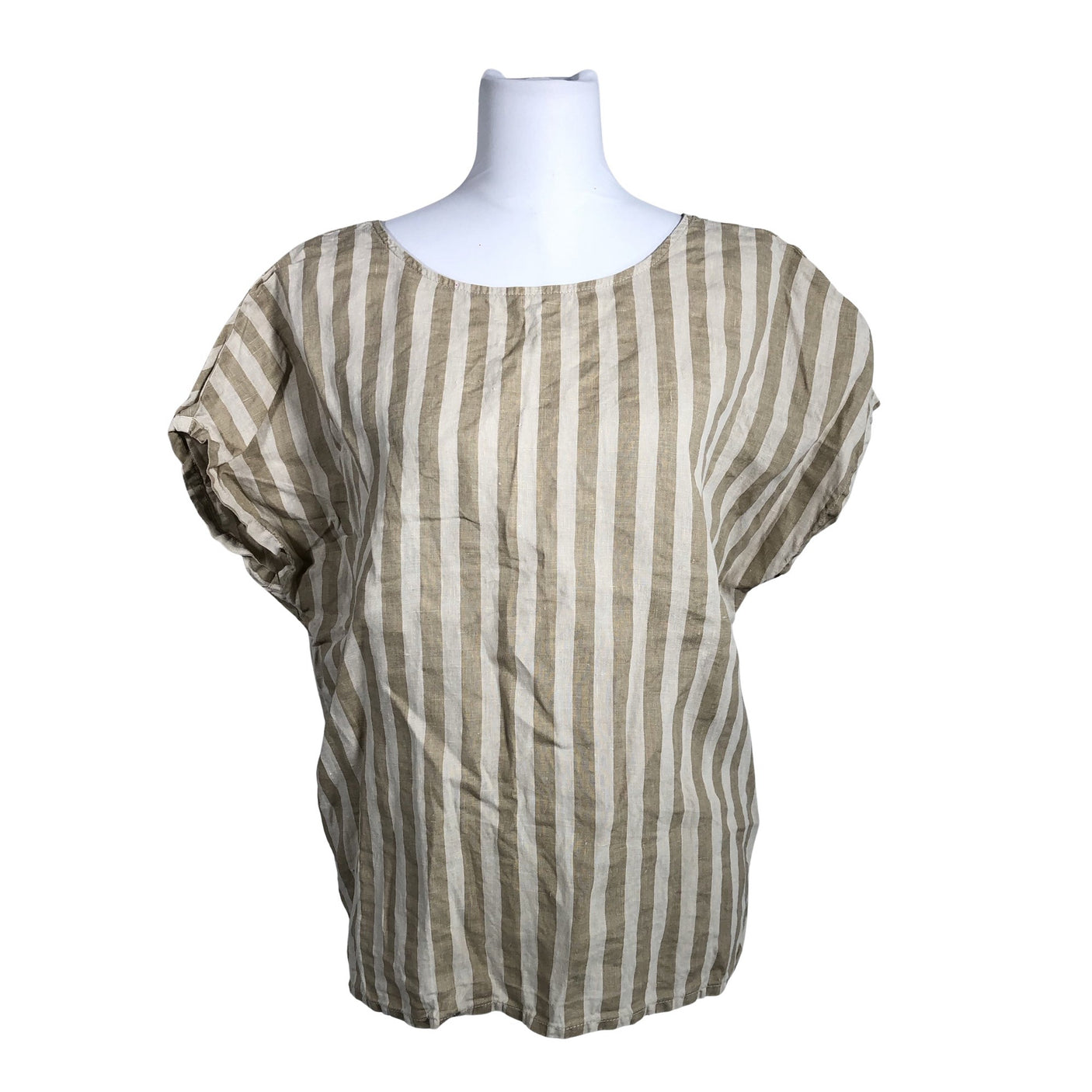 Unisex Twothirds - Short-sleeved blouse, size 40 - Brown (1)