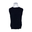 Unisex Global - Knit vest, size L - Black ()