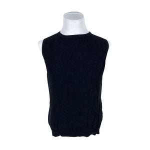 Unisex Global - Knit vest, size L - Black (1)