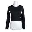 Unisex Casall - Sports shirt, long sleeve, size 38 - Black ()