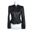 Unisex Esprit - Leather jacket, size 34 - Black ()