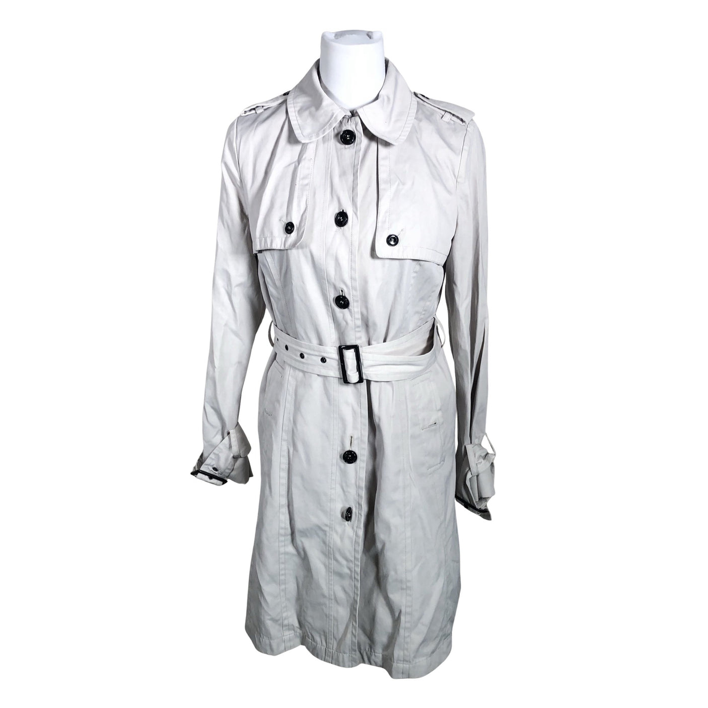 Unisex Your Face - Trench coat, size 38 - Gray (1)