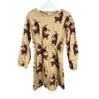 Unisex Mainio - Sweatshirt dress, size 122 - 128 - Brown ()