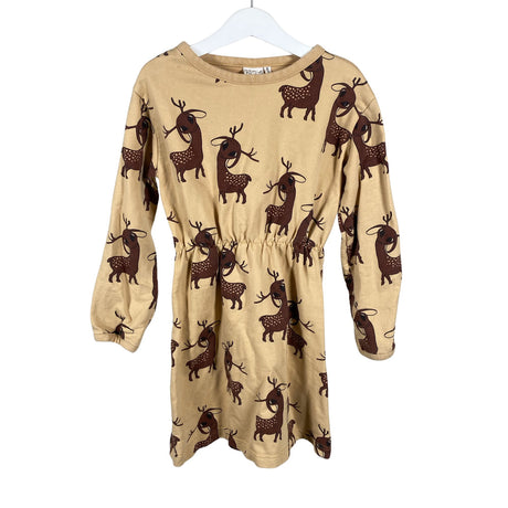 Unisex Mainio - Sweatshirt dress, size 122 - 128 - Brown ()