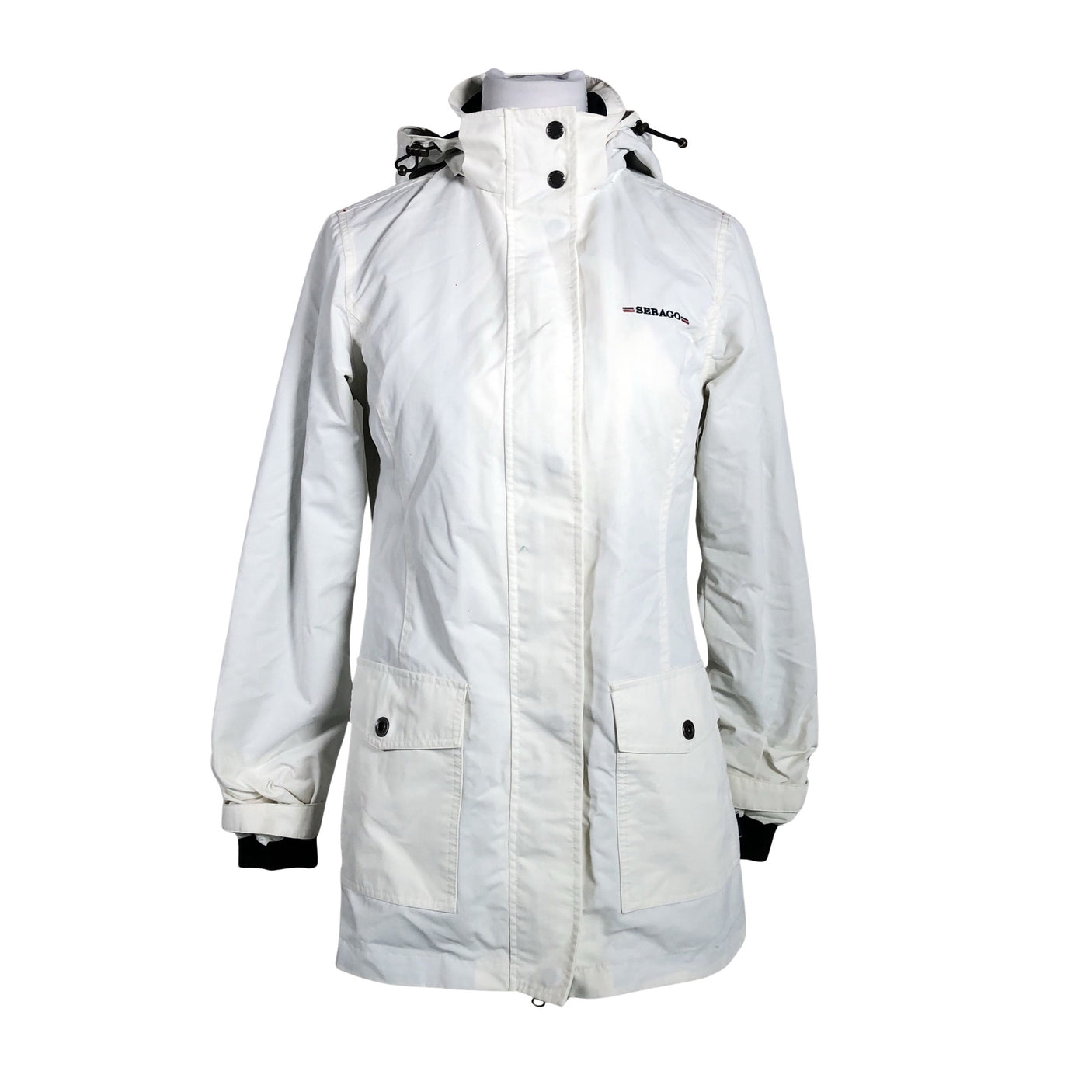 Unisex Sebago - Shell jacket, size 36 - White (1)