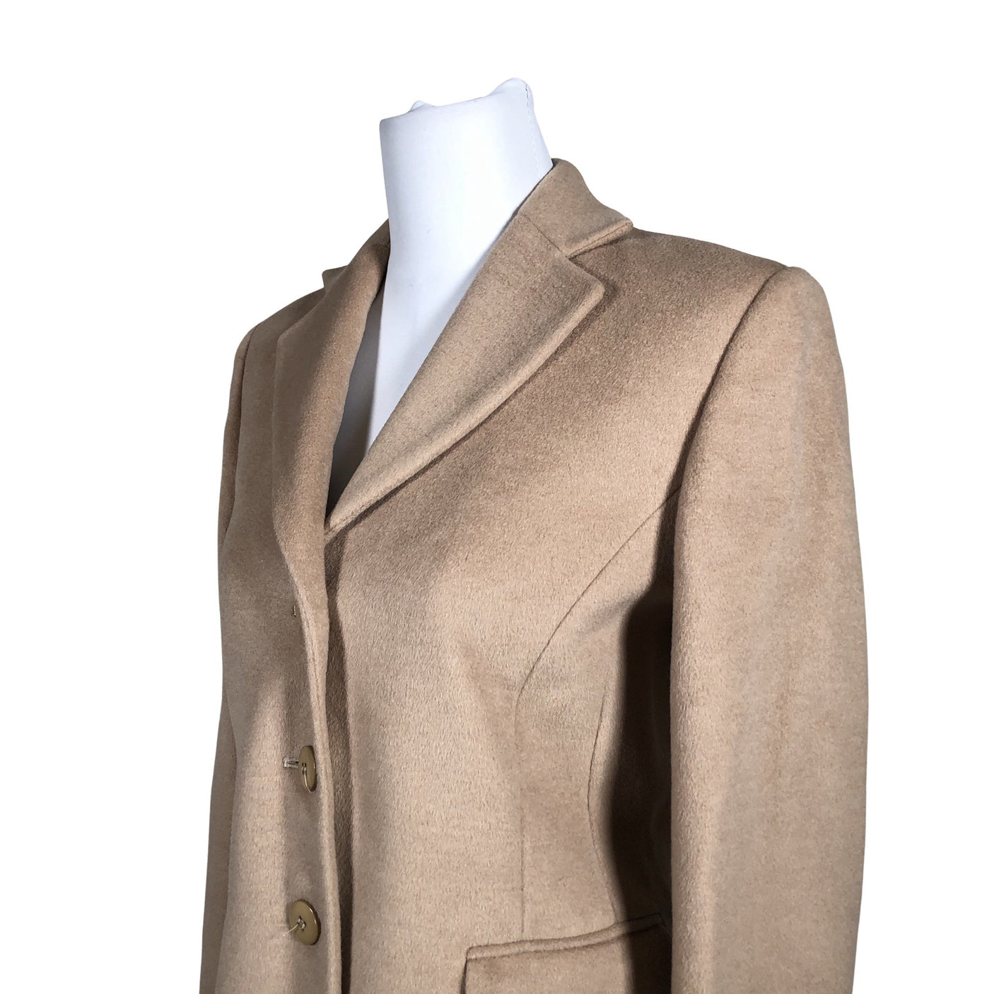 Unisex Mulberry - Wool coat, size 40 - Beige (2)
