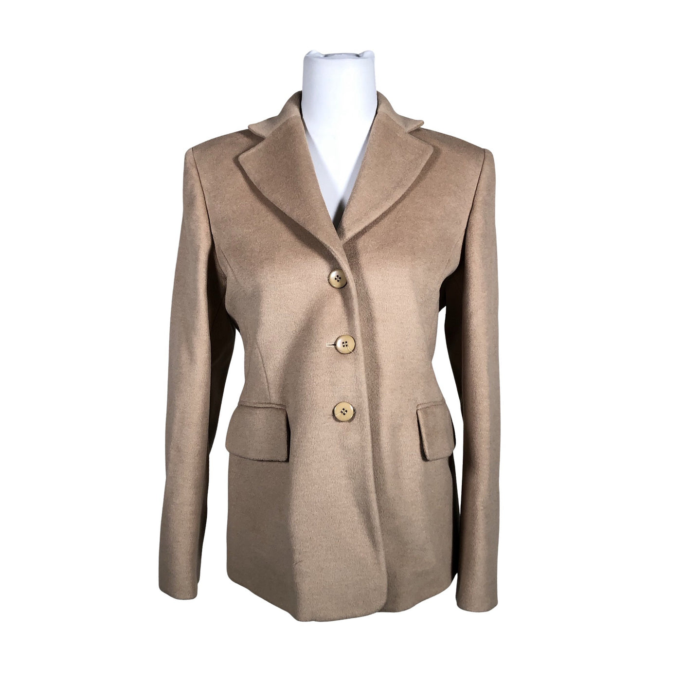 Unisex Mulberry - Wool coat, size 40 - Beige (1)