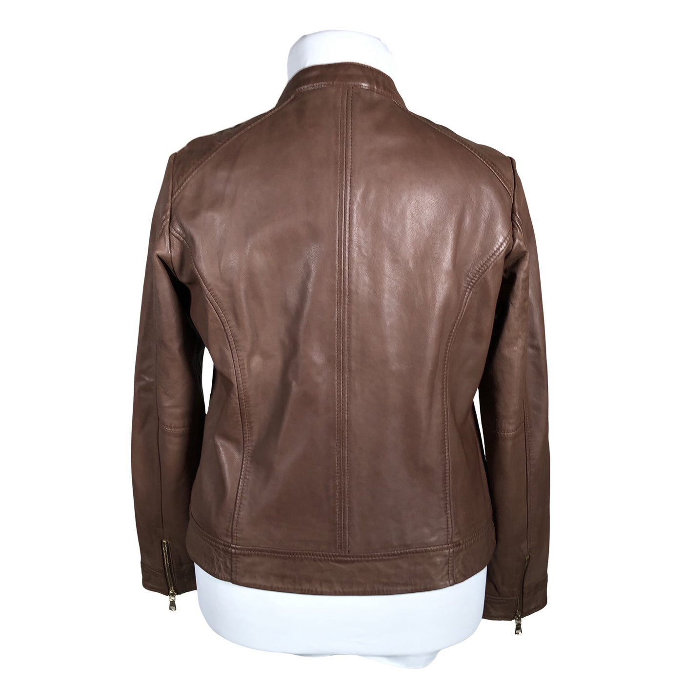 Unisex More&More - Leather jacket, size 42 - Brown (2)