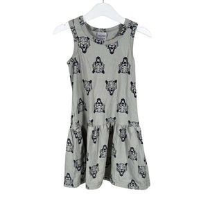Unisex NOSH - Tricot dress, size 110 - 116 - Gray (1)