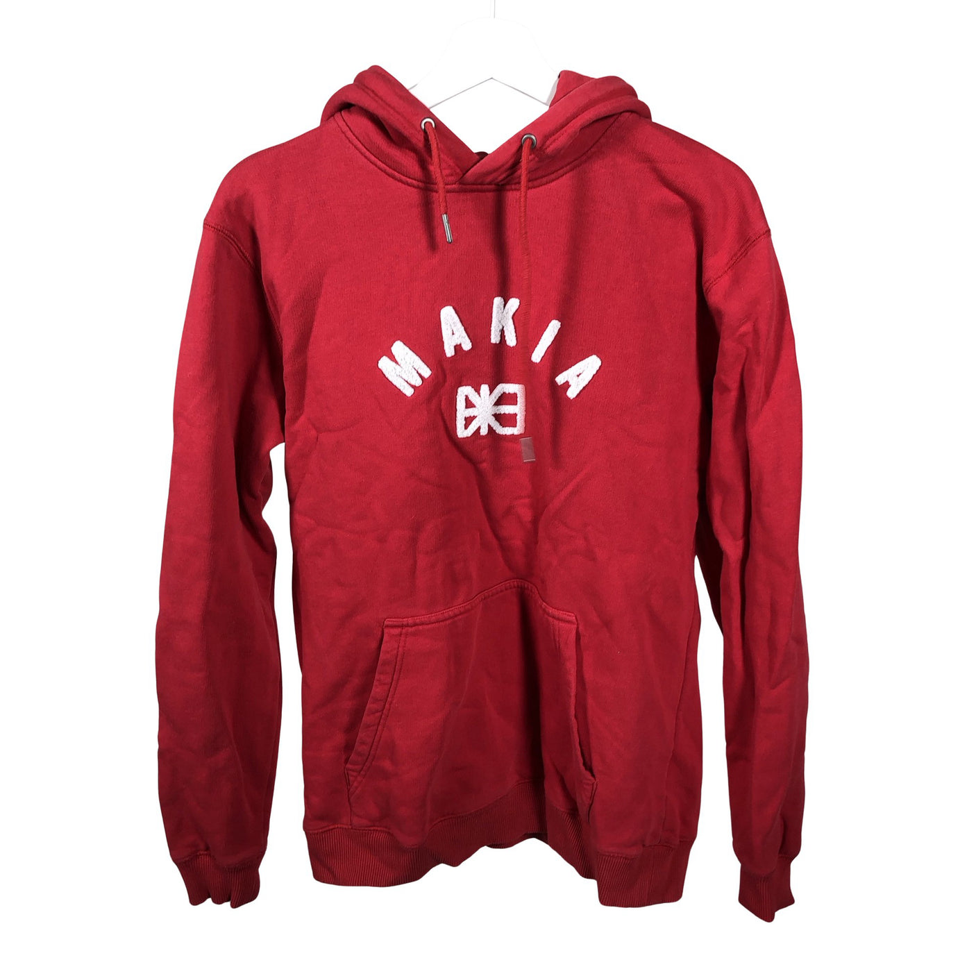 Unisex Makia - Hoodie, size 38 - Red (1)
