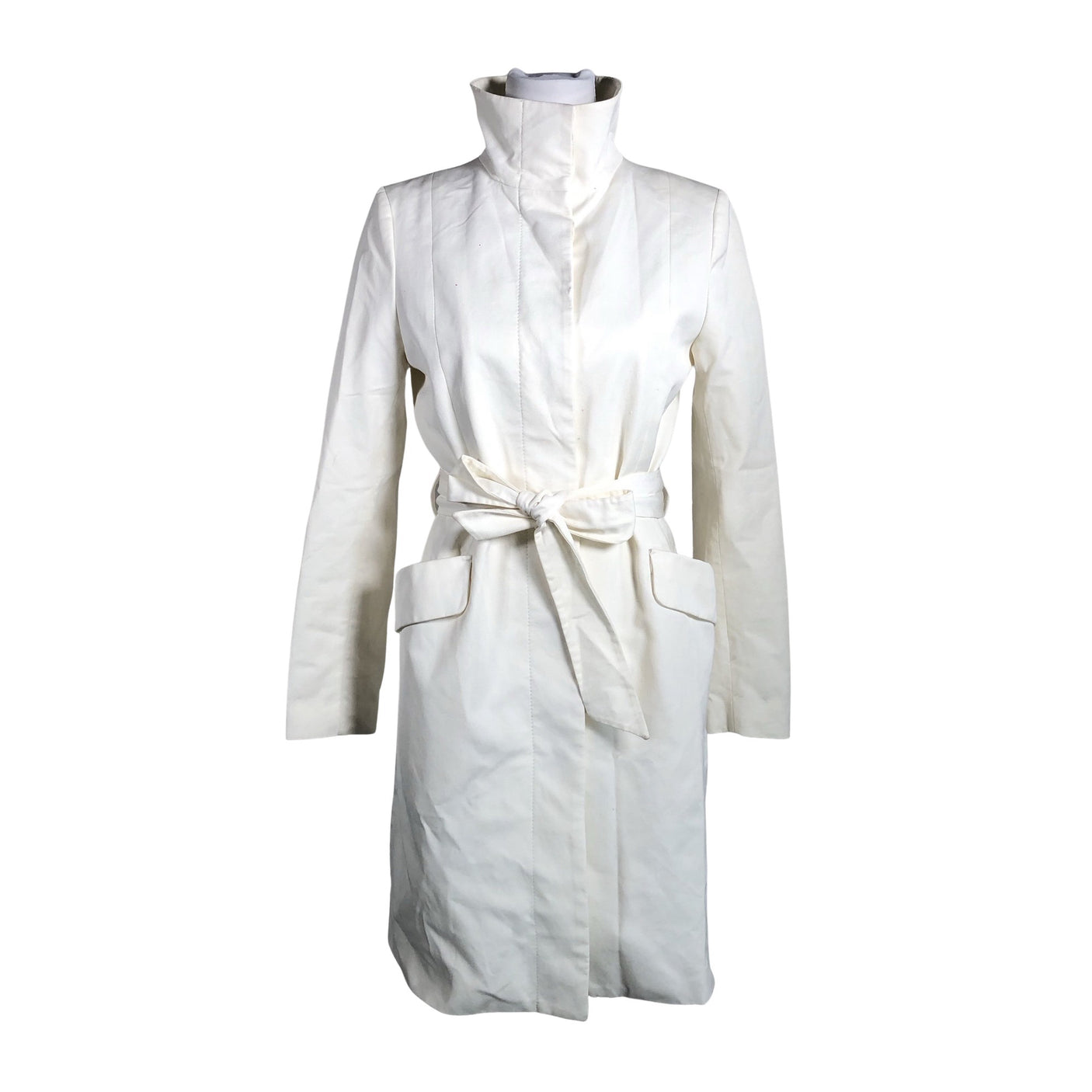 Unisex Tiger of Sweden - Trench coat, size 36 - White (1)