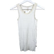 Unisex POMPdeLUX - Tricot tank top, size 158 - 164 - White ()