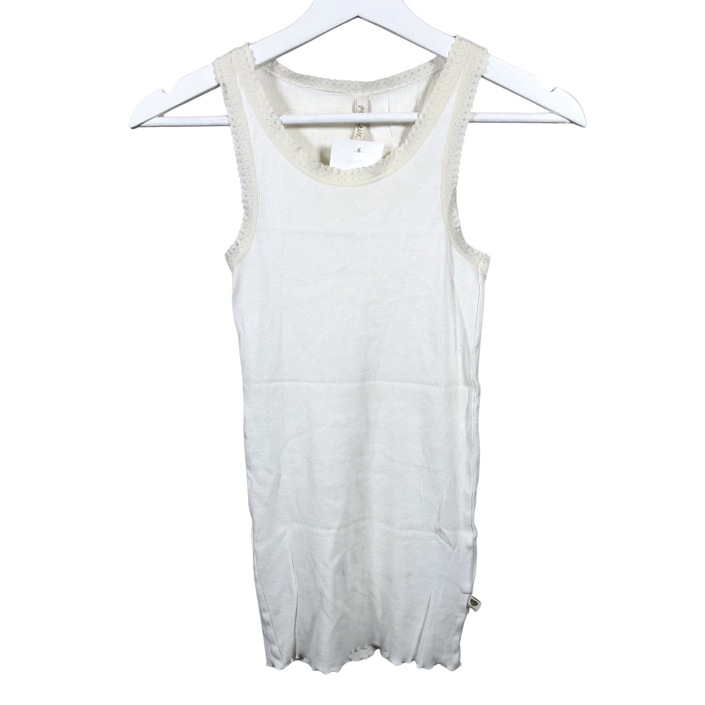 Unisex POMPdeLUX - Tricot tank top, size 158 - 164 - White (1)
