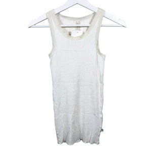 Unisex POMPdeLUX - Tricot tank top, size 158 - 164 - White (1)
