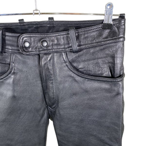 Unisex Handmade - Leather pants, size 42 - Black (3)