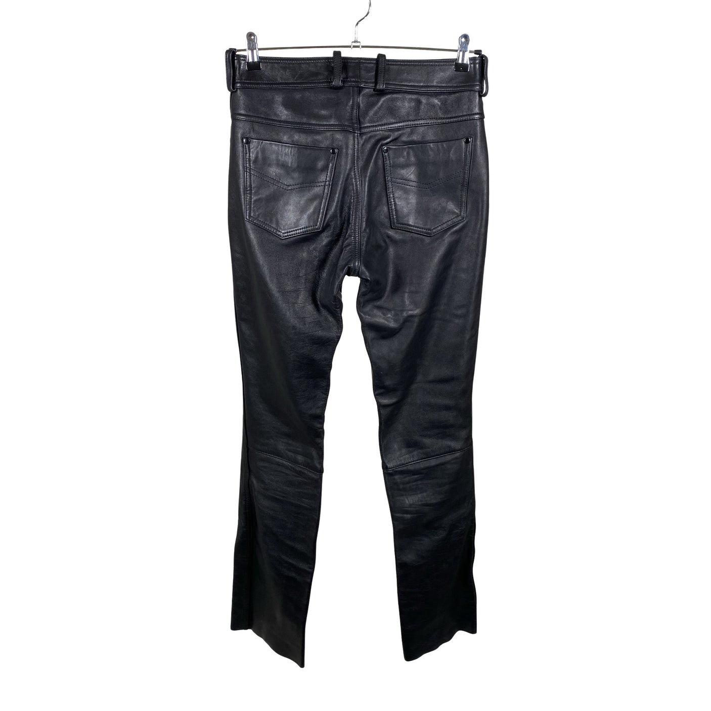Unisex Handmade - Leather pants, size 42 - Black (2)