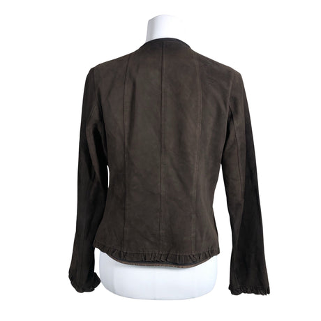 Unisex Koç - Leather jacket, size 34 - Brown (2)
