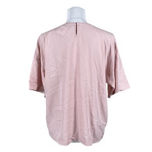 Unisex Cut & Pret - Short-sleeved blouse, size 38 - Light pink (2)