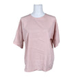Unisex Cut & Pret - Short-sleeved blouse, size 38 - Light pink ()