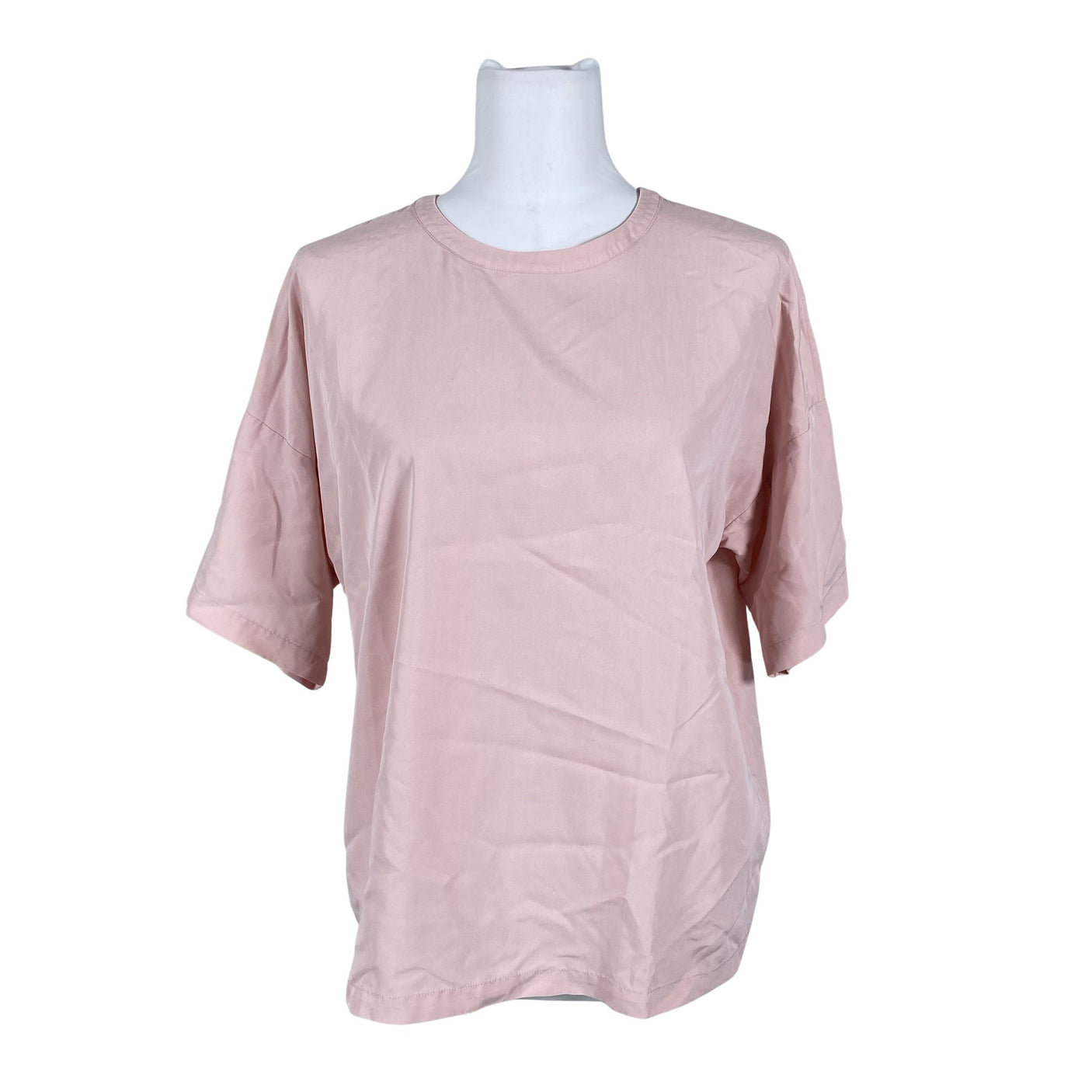 Unisex Cut & Pret - Short-sleeved blouse, size 38 - Light pink (1)