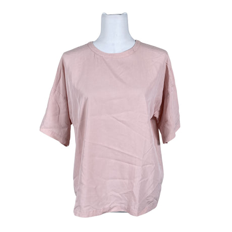 Unisex Cut & Pret - Short-sleeved blouse, size 38 - Light pink ()