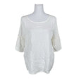 Unisex Soyaconcept - Short-sleeved blouse, size 38 - White ()