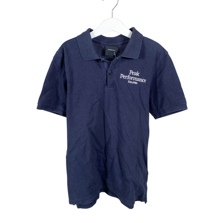 Unisex Peak Performance - Polo shirt, size 146 - 152 - Blue ()