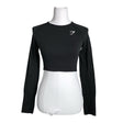 Unisex Gymshark - Sports shirt, long sleeve, size 38 - Black ()