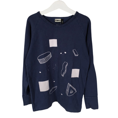 Unisex Papu - Tricot shirt, size 128 - 134 - Blue ()