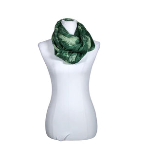 Unisex Lasessor - Circle scarf, size Midi - Green (1)