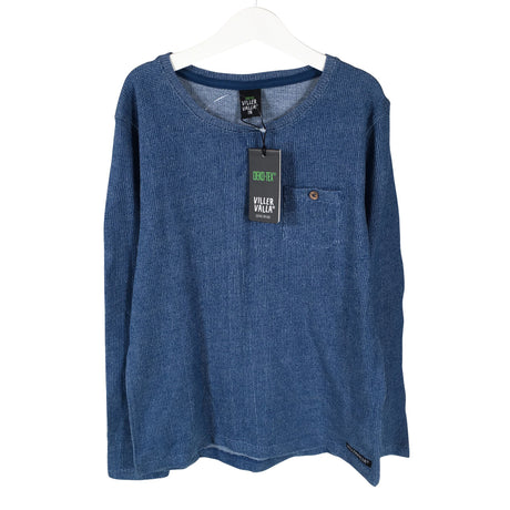 Unisex Villervalla - Tricot shirt, size 140 - 146 - Blue ()