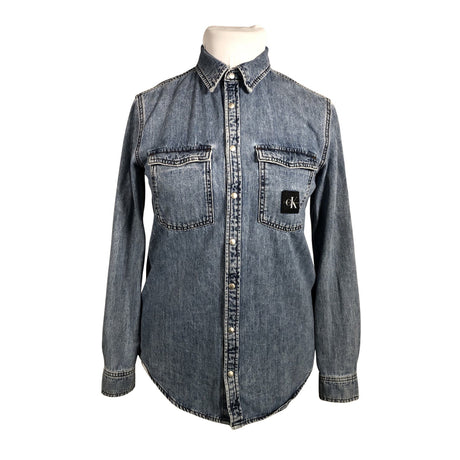 Unisex Calvin Klein Jeans - Denim shirt, size 42 - Blue ()