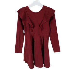 Unisex Gugguu - Tricot dress, size 110 - 116 - Wine red (1)