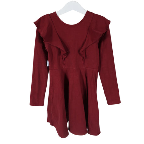 Unisex Gugguu - Tricot dress, size 110 - 116 - Wine red ()