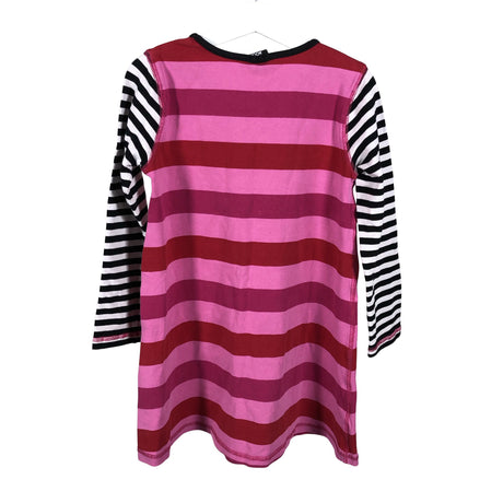 Unisex Lindex - Tricot dress, size 116 - 122 - Pink (2)
