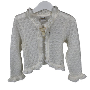 Unisex Kinderit - Cardigan, size 104 - 110 - White (1)