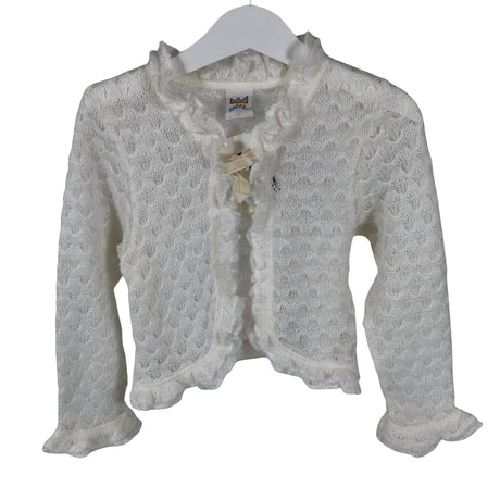 Unisex Kinderit - Cardigan, size 104 - 110 - White ()