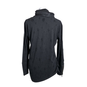 Unisex Luxury - Sweatshirt tunic, size 36 - Black (2)