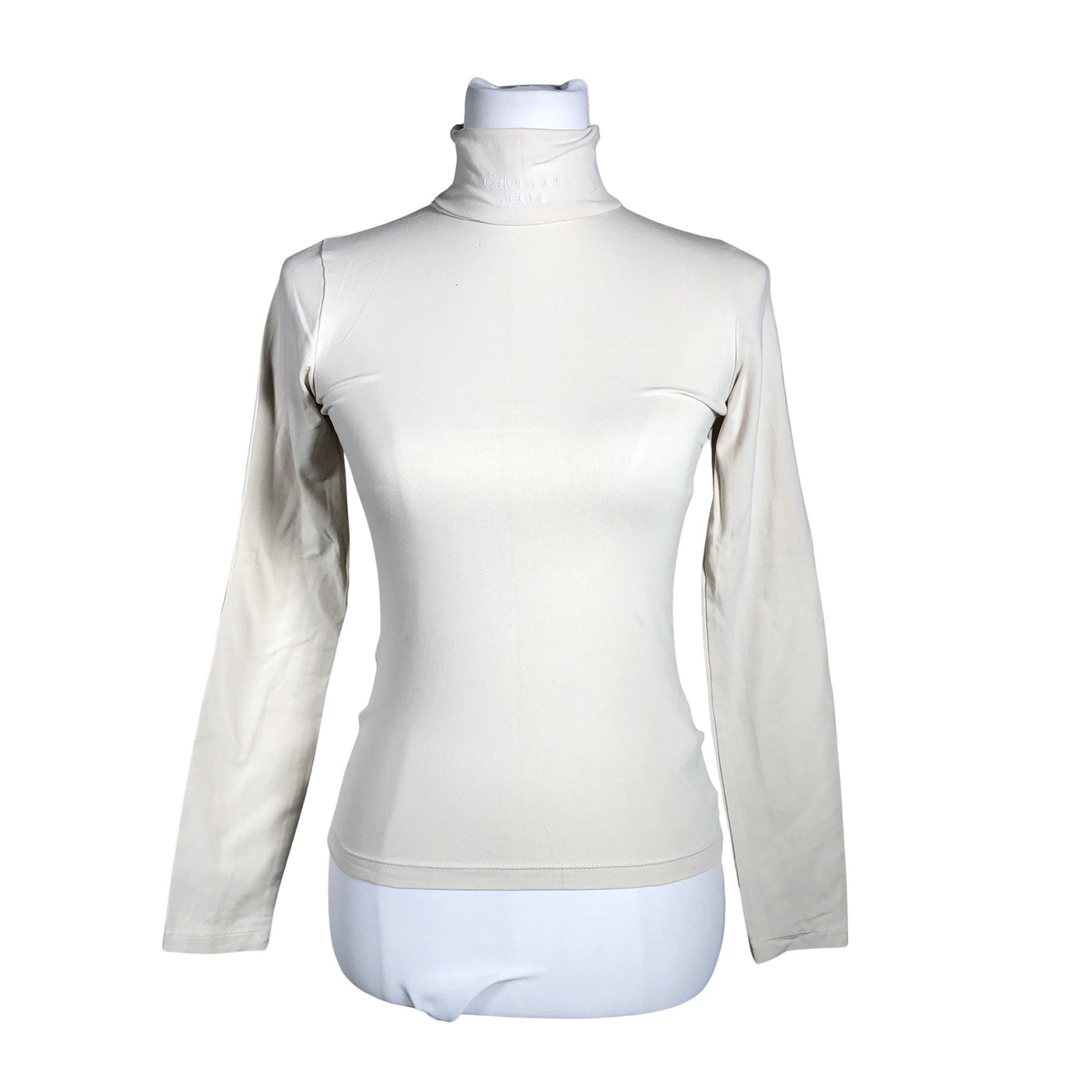 Unisex Calvin Klein Jeans - Tricot shirt, size 34 - Beige (1)