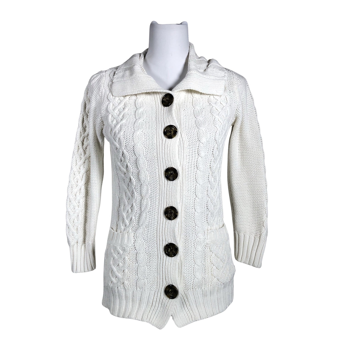 Unisex Gap - Cardigan, size 38 - White (1)