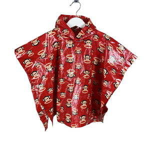 Unisex Paul Frank - Rain jacket, size 128 - 134 - Red (1)