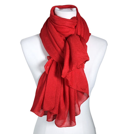 Unisex Sunflair - Scarf, size Maxi - Red ()