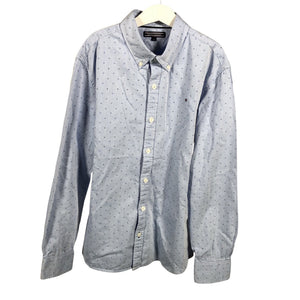 Unisex Tommy Hilfiger - Collared shirt, size 158 - 164 - Light blue (1)