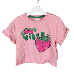 Unisex Next - T-shirt, size 104 - 110 - Light pink (1)